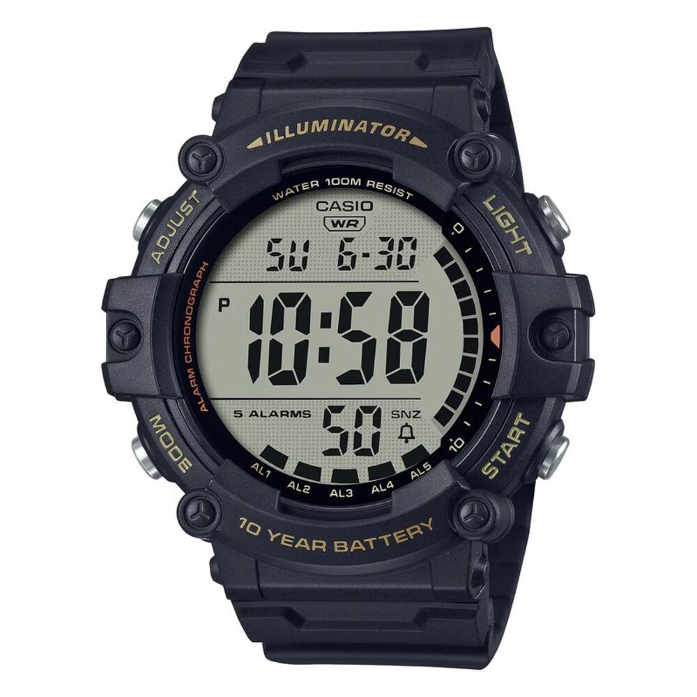Casio Men's Oversized Digital Sport Watch with Black Dial - AE-1500WHX-1AVCF